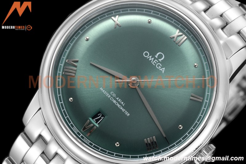 Omega - De Ville Prestige 40mm SS/SS Green BLSF A8800