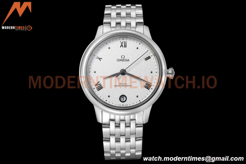 Omega - De Ville Prestige Ladies 34mm SS/SS Silver VSF A8800