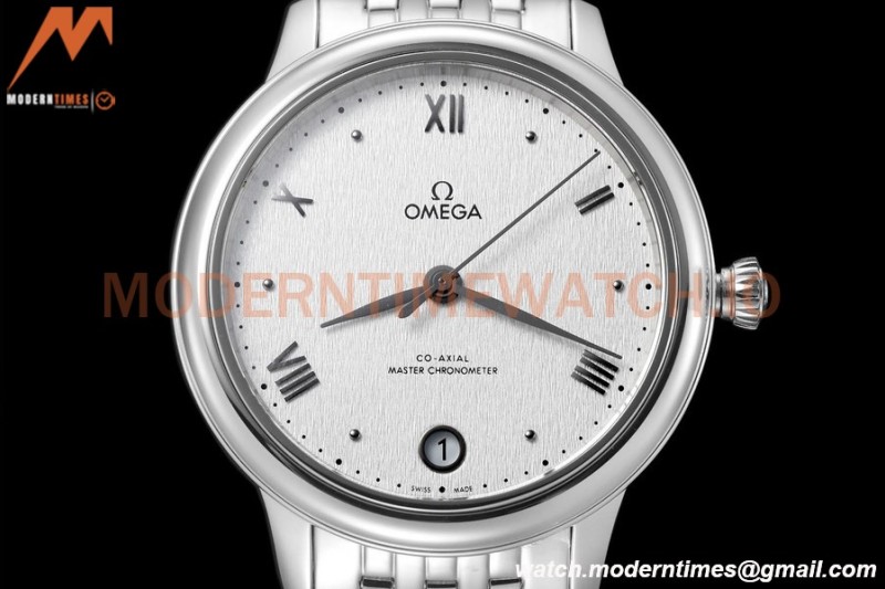 Omega - De Ville Prestige Ladies 34mm SS/SS Silver VSF A8800
