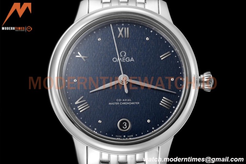 Omega - De Ville Prestige Ladies 34mm SS/SS Blue VSF A8800