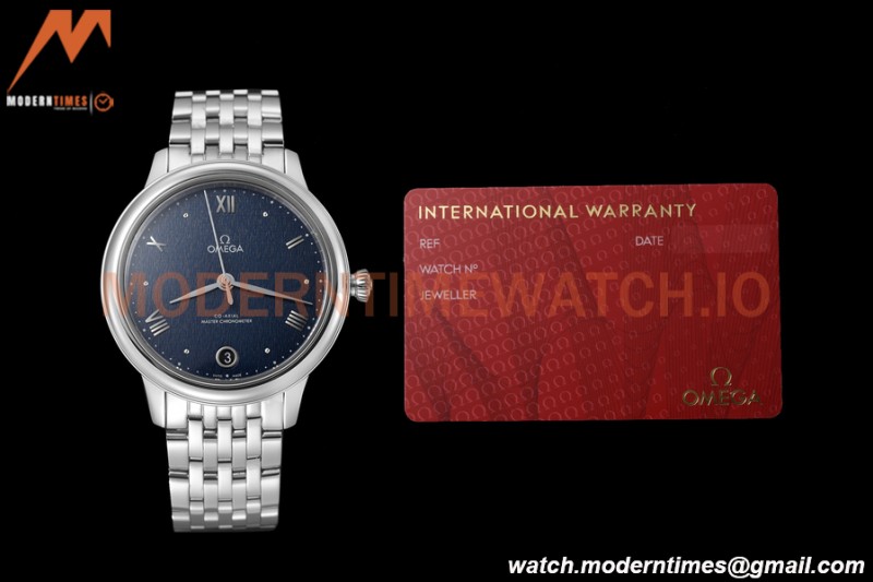 Omega - De Ville Prestige Ladies 34mm SS/SS Blue VSF A8800