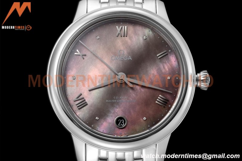 Omega - De Ville Prestige Ladies 34mm SS/SS Grey MOP VSF A8800
