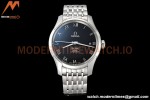 Omega - De Ville Mens Co-Axial 41mm SS/SS Black Roman VSF A8500