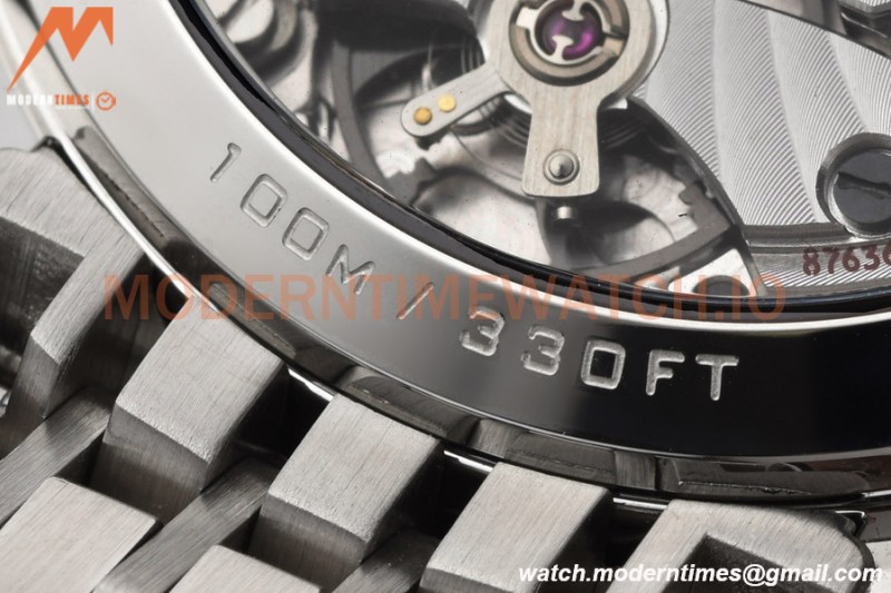Omega - De Ville Mens Co-Axial 41mm SS/SS Black Roman VSF A8500