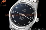 Omega - De Ville Mens Co-Axial 41mm SS/SS Black Roman VSF A8500