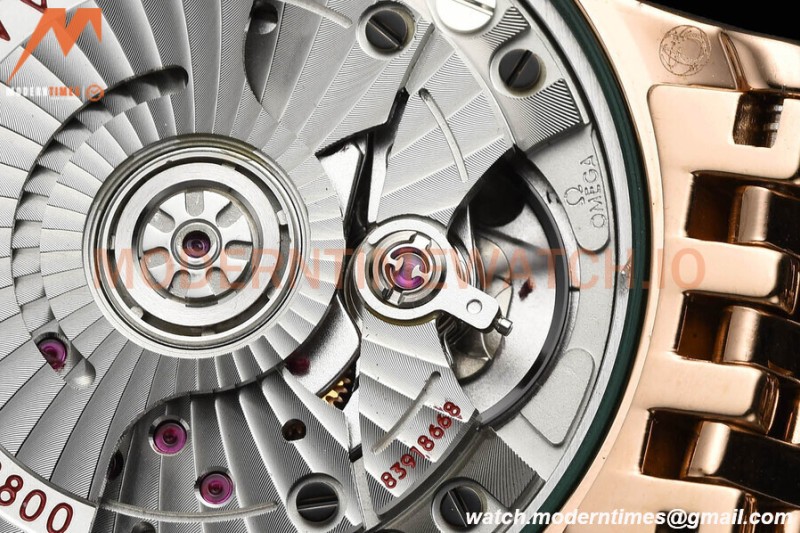 Omega - De Ville Prestige Ladies 34mm RG/RG Dia/Rmn Brown VSF A8800