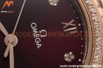 Omega - De Ville Prestige Ladies 34mm RG/RG Dia/Rmn Brown VSF A8800