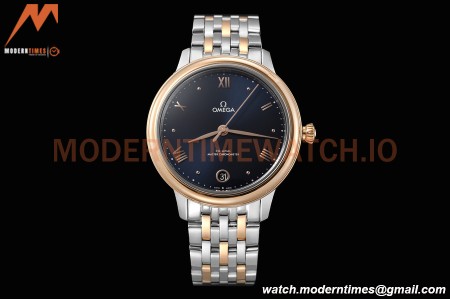 Omega - De Ville Prestige Ladies 34mm SS/RG Blue VSF A8800