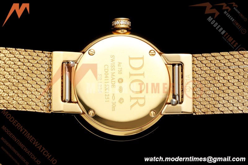 Dior - La D DE Dior 25mm Dia YG/YG  Diamond Dial K11F Quartz