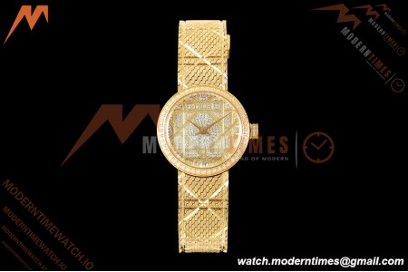 Dior - La D DE Dior 25mm Dia YG/YG  Diamond Dial K11F Quartz