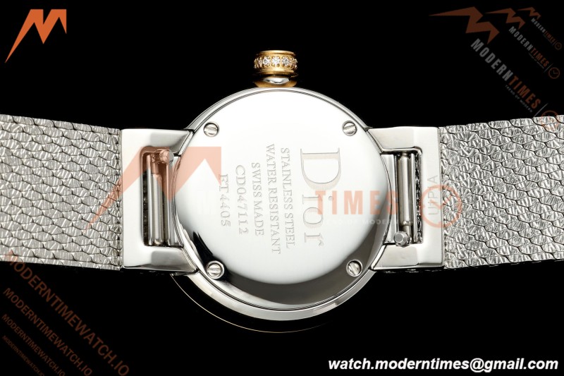 Dior - La D DE Dior Satine 25mm Dia SS/SS Aventurine Dial K11F Quartz