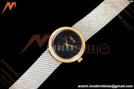 Dior - La D DE Dior Satine 25mm Dia SS/SS Aventurine Dial K11F Quartz