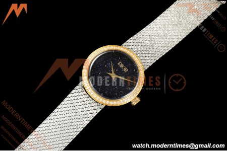 Dior - La D DE Dior Satine 25mm Dia SS/SS Aventurine Dial K11F Quartz