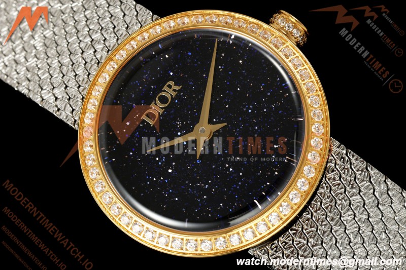 Dior - La D DE Dior Satine 25mm Dia SS/SS Aventurine Dial K11F Quartz