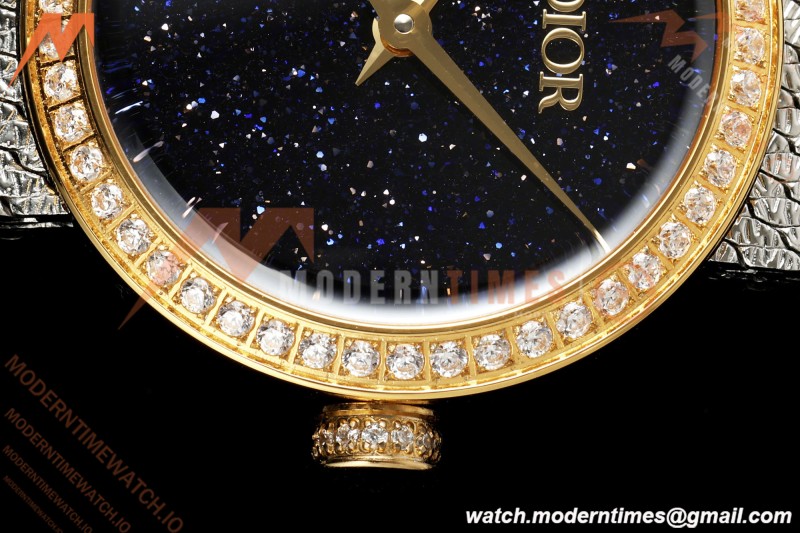 Dior - La D DE Dior Satine 25mm Dia SS/SS Aventurine Dial K11F Quartz