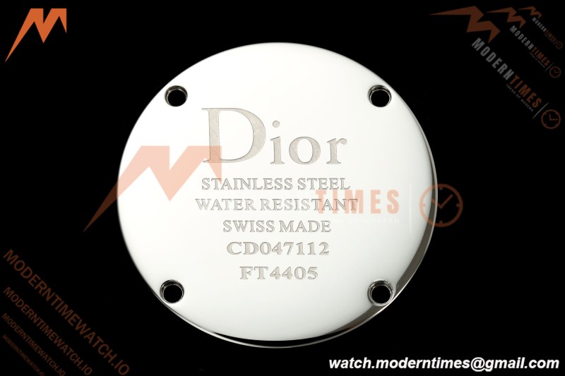 Dior - La D DE Dior 25mm Dia SS/SS White Mother-of-Pearl Dial K11F Quartz