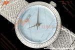 Dior - La D DE Dior 25mm Dia SS/SS Blue Mother-of-Pearl Dial K11F Quartz