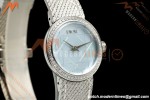 Dior - La D DE Dior 25mm Dia SS/SS Blue Mother-of-Pearl Dial K11F Quartz