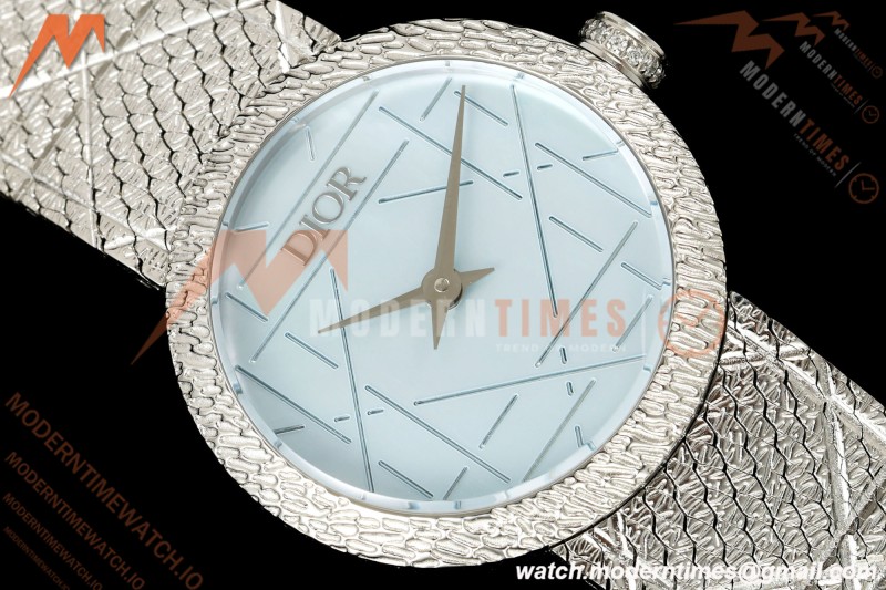 Dior - La D DE Dior 25mm SS/SS Blue Mother-of-Pearl Dial K11F Quartz