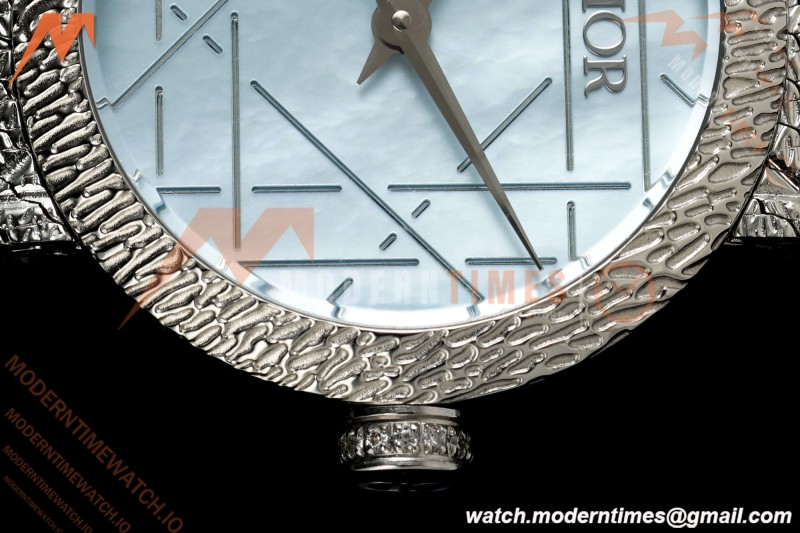 Dior - La D DE Dior 25mm SS/SS Blue Mother-of-Pearl Dial K11F Quartz
