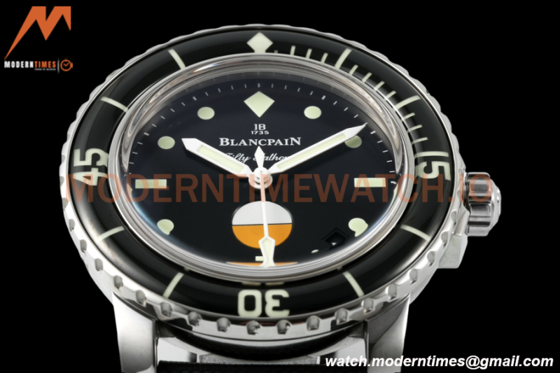 Blancpain - Fifty Fathoms 5008 Mil-Spec 40mm Automatique SS/NY Black ZF A1151