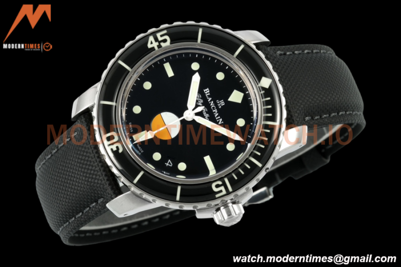 Blancpain - Fifty Fathoms 5008 Mil-Spec 40mm Automatique SS/NY Black ZF A1151