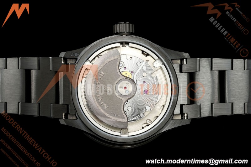 Blancpain - Fifty Fathoms 5054 Bathyscaphe Complete Calendar Moon Phases Black Ceramic Sunburst Blue DDDF A6654