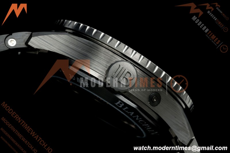 Blancpain - Fifty Fathoms 5054 Bathyscaphe Complete Calendar Moon Phases Black Ceramic Black Dial DDDF A6654