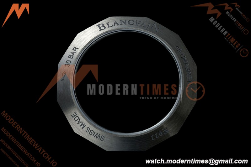 Blancpain - Fifty Fathoms 5054 Bathyscaphe Complete Calendar Moon Phases Black Ceramic Green Dial DDDF A6654
