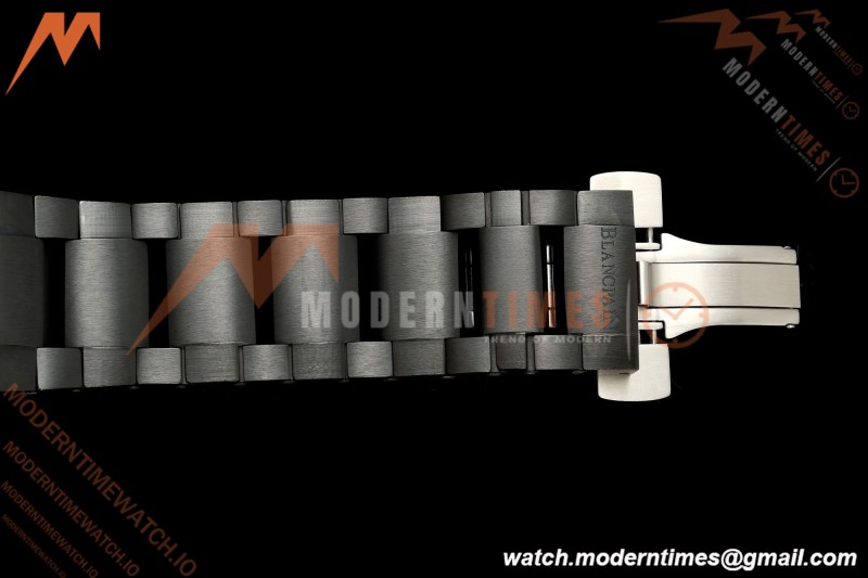 Blancpain - Fifty Fathoms 5054 Bathyscaphe Complete Calendar Moon Phases Black Ceramic Green Dial DDDF A6654