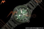 Blancpain - Fifty Fathoms 5054 Bathyscaphe Complete Calendar Moon Phases Black Ceramic Green Dial DDDF A6654