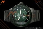 Blancpain - Fifty Fathoms 5054 Bathyscaphe Complete Calendar Moon Phases Black Ceramic Green Dial DDDF A6654