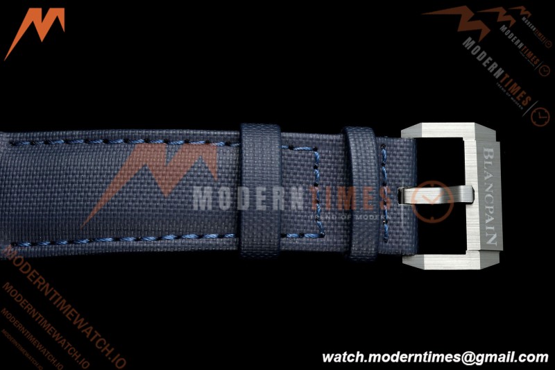 Blancpain - Fifty Fathoms 5054 Bathyscaphe Complete Calendar Moon Phases Black CER/NY Sunburst Blue DDDF A6654