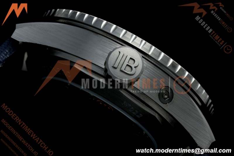 Blancpain - Fifty Fathoms 5054 Bathyscaphe Complete Calendar Moon Phases Black CER/NY Sunburst Blue DDDF A6654