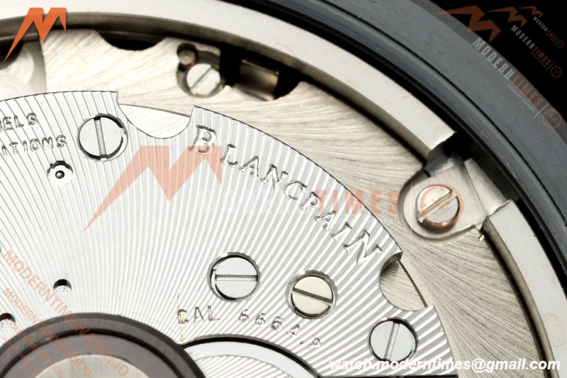 Blancpain - Fifty Fathoms 5054 Bathyscaphe Complete Calendar Moon Phases Black CER/NY Green Dial DDDF A6654  | 블랑팡 - 피프티 패덤즈 5054 바티스카프 컴플리트 캘린더 문페이즈 블랙 CER/NY 그린 다이얼 DDDF A6654