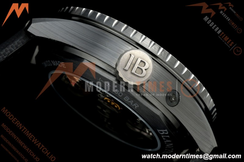 Blancpain - Fifty Fathoms 5054 Bathyscaphe Complete Calendar Moon Phases Black CER/NY Green Dial DDDF A6654  | 블랑팡 - 피프티 패덤즈 5054 바티스카프 컴플리트 캘린더 문페이즈 블랙 CER/NY 그린 다이얼 DDDF A6654