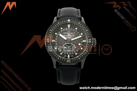 Blancpain - Fifty Fathoms 5054 Bathyscaphe Complete Calendar Moon Phases Black CER/NY Black Dial DDDF A6654
