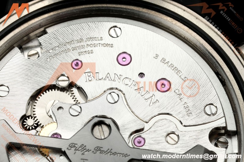 Blancpain - Fifty Fathoms Tech 5029 45mm Titanium CER/RU Black Dial DDF Cal.1315A Mod