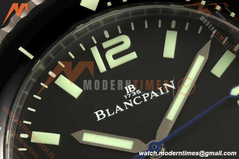 Blancpain - Fifty Fathoms Tech Ocean Commitment IV 5029A 45mm Titanium CER/RU Black Dial DDF Cal.1315A Mod