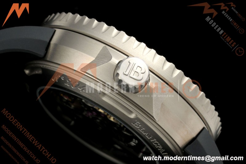 Blancpain - Fifty Fathoms Tech Ocean Commitment IV 5029A 45mm Titanium CER/RU Black Dial DDF Cal.1315A Mod
