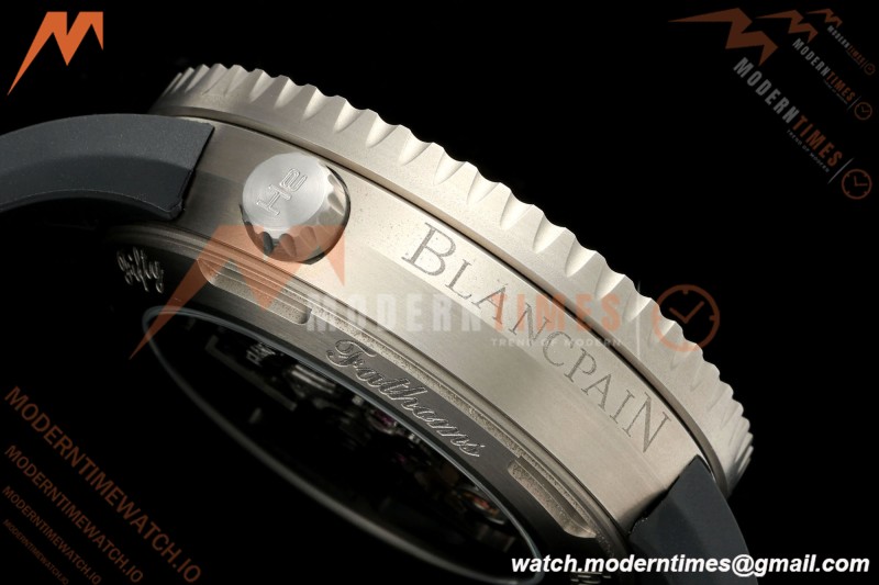 Blancpain - Fifty Fathoms Tech Ocean Commitment IV 5029A 45mm Titanium CER/RU Black Dial DDF Cal.1315A Mod