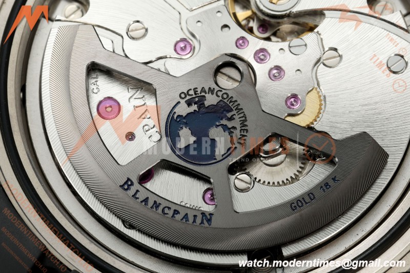 Blancpain - Fifty Fathoms Tech Ocean Commitment IV 5029A 45mm Titanium CER/RU Black Dial DDF Cal.1315A Mod