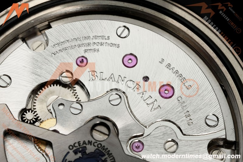 Blancpain - Fifty Fathoms Tech Ocean Commitment IV 5029A 45mm Titanium CER/RU Black Dial DDF Cal.1315A Mod