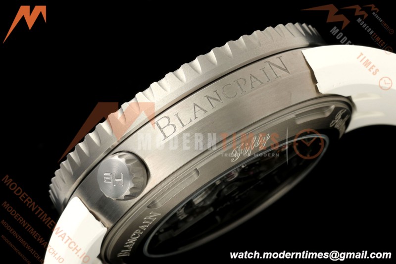 Blancpain - Fifty Fathoms Tech 5029 45mm Titanium CER/WHT/RU Black Dial DDF Cal.1315A Mod