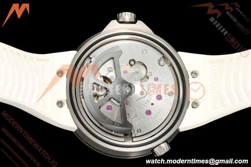 Blancpain - Fifty Fathoms Tech 5029 45mm Titanium CER/WHT/RU Black Dial DDF Cal.1315A Mod