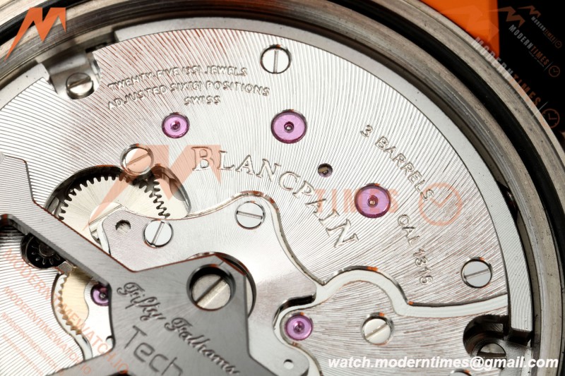 Blancpain - Fifty Fathoms Tech 5029 45mm Titanium CER/ORN/RU Black Dial DDF Cal.1315A Mod