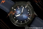 Blancpain - Fifty Fathoms 5000A 43.6mm Bathyscaphe Black Cer/NY Sunburst Blue DDDF A1315