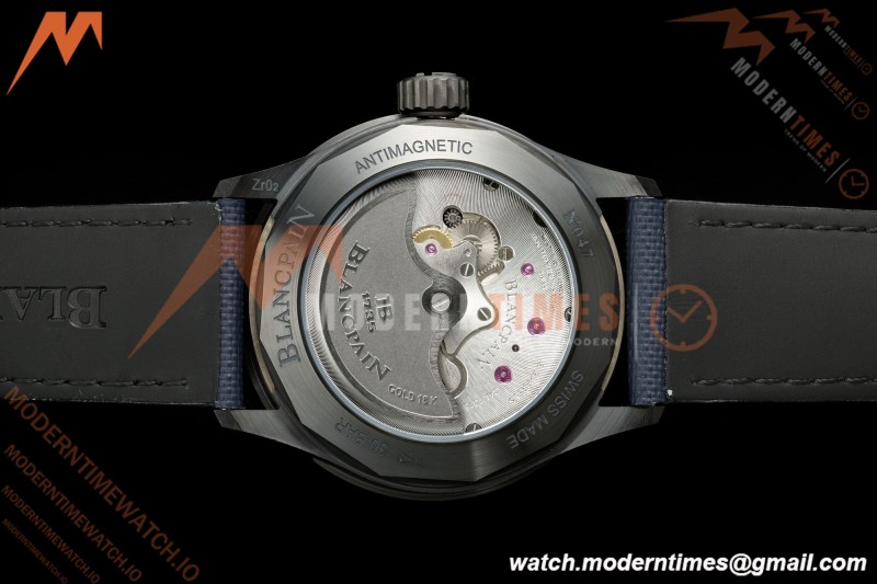 Blancpain - Fifty Fathoms 5000A 43.6mm Bathyscaphe Black Cer/NY Sunburst Blue DDDF A1315