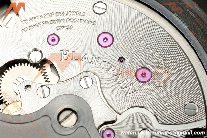 Blancpain - Fifty Fathoms 5000A 43.6mm Bathyscaphe Black Cer/Cer Sunburst Blue Dial DDDF A1315
