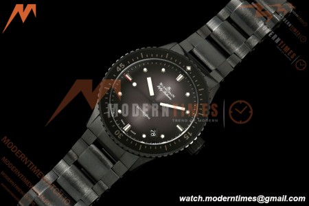 Blancpain - Fifty Fathoms 5000 43.6mm Bathyscaphe Black Cer/Cer Sunburst Gray Dial DDDF A1315 | ブランパン - フィフティ ファゾムス 5000 43.6mm バチスカーフ ブラック セラミック/セラミック サンバーストグレー文字盤 DDDF A1315